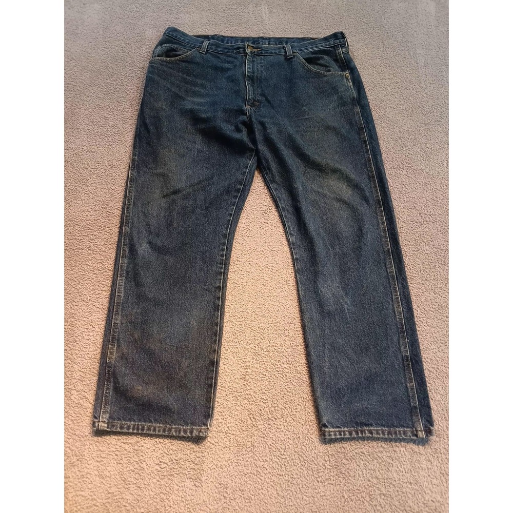 Wrangler Premium Authentic Straight‎ Jeans Men's 40x30 Dark Wash